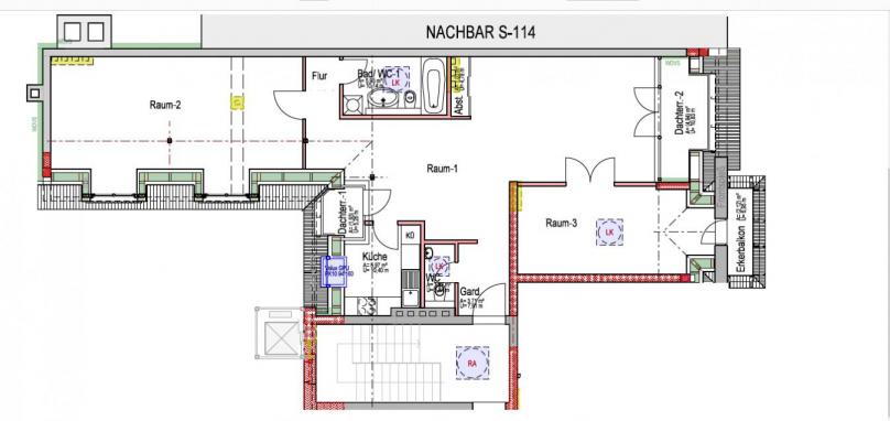 Prestigious commercial property with air conditioning and roof terrace Office/practice rooms 